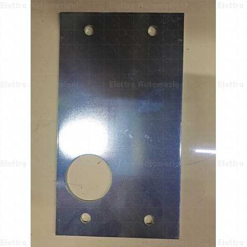 Piastra fondazione motore 746 e 844 Cm 29 X 16 Spessore mm 3,5 FAAC Originale